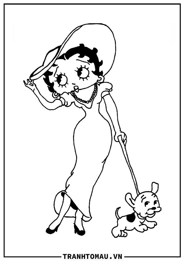 betty boop đi dạo phố