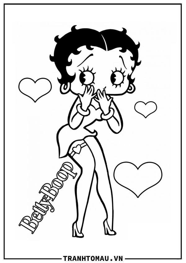 betty boop và trái tim