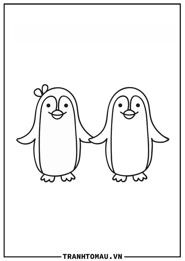 cặp đôi chim cánh cụt