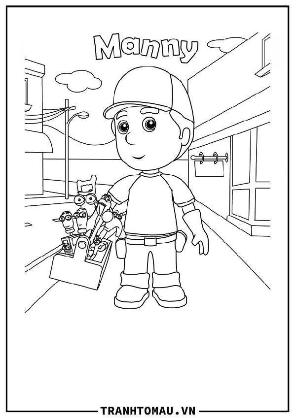 cậu bé handy manny