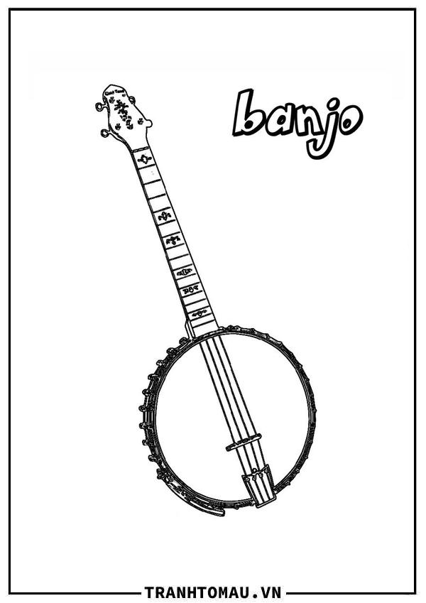 cây đàn banjo đơn giản