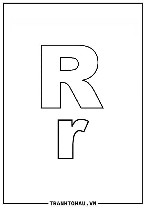 chữ r