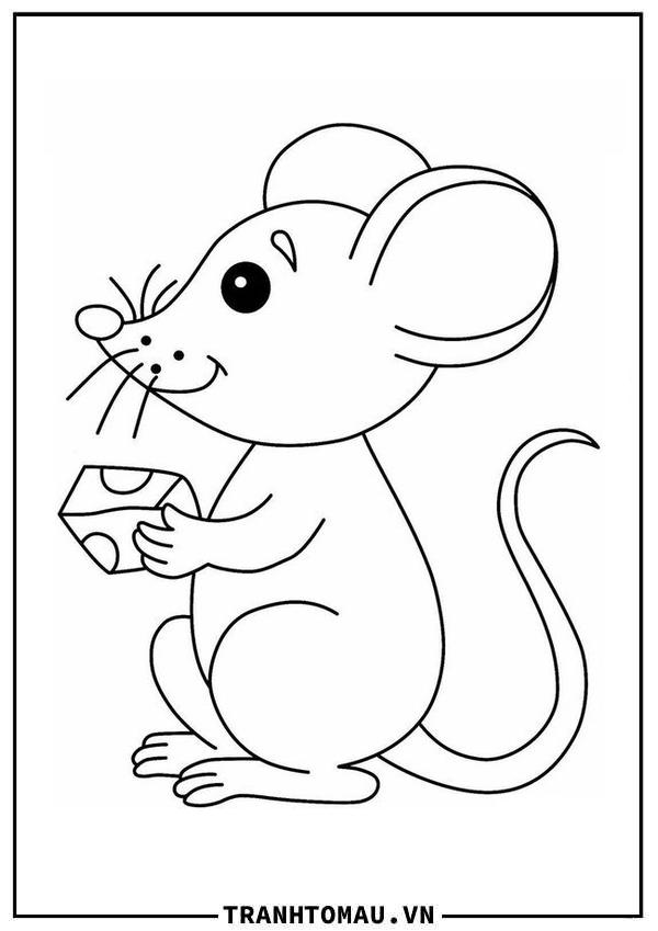 con chuột cầm phô mai