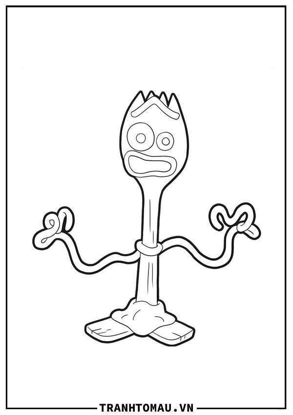 forky sợ hãi