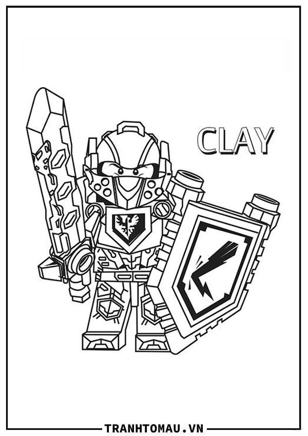 lego hiệp sĩ clay