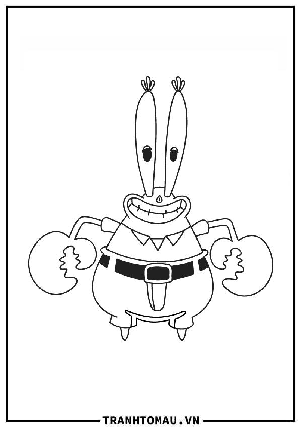 ngài krabs cười vui