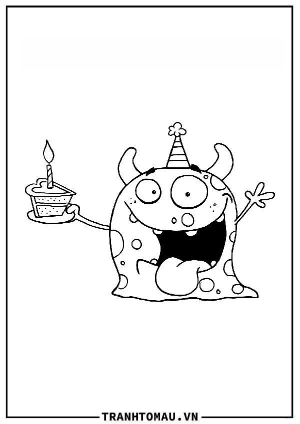 quái vật và bánh sinh nhật