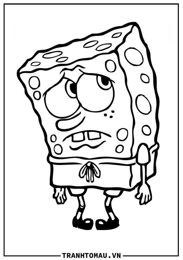 spongebob buồn bã