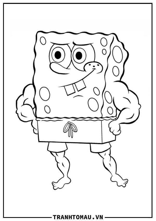 spongebob cơ bắp