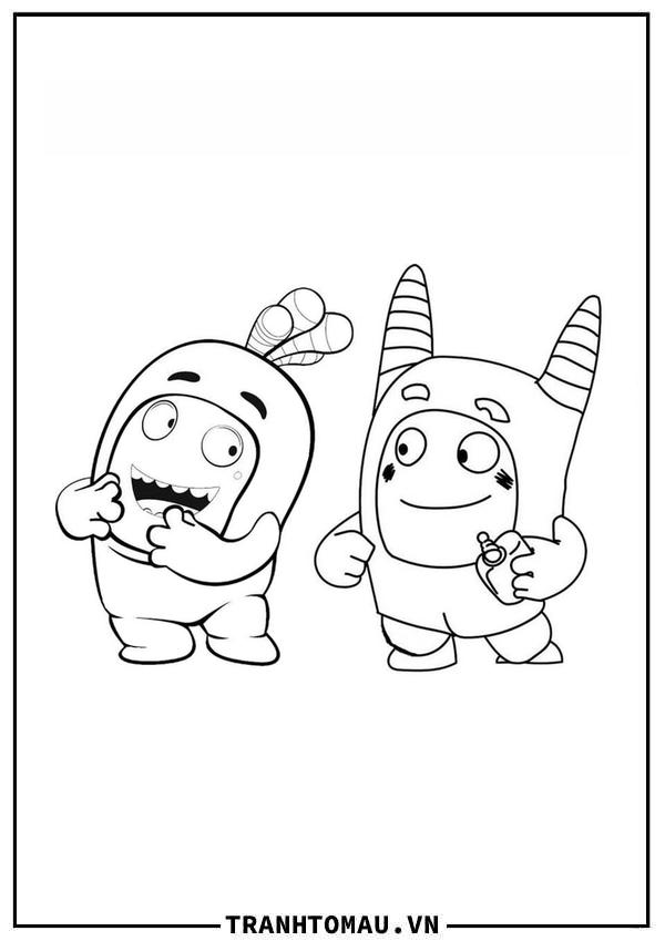 2 nhân vật trong Oddbods