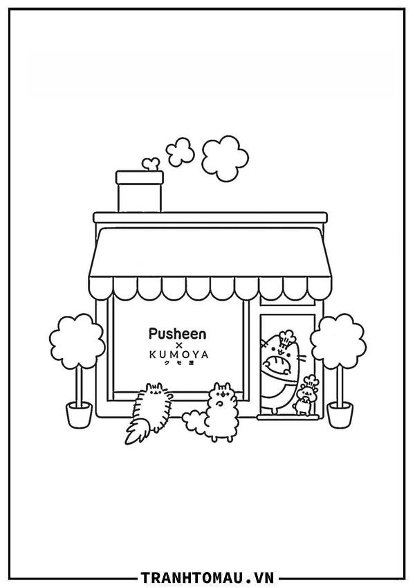 Nhà của mèo Pusheen