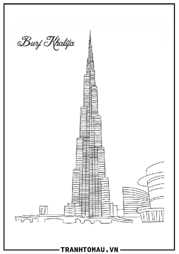 tòa tháp burj khalifa