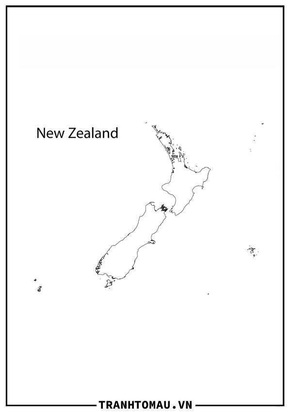 Bản Đồ New Zealand