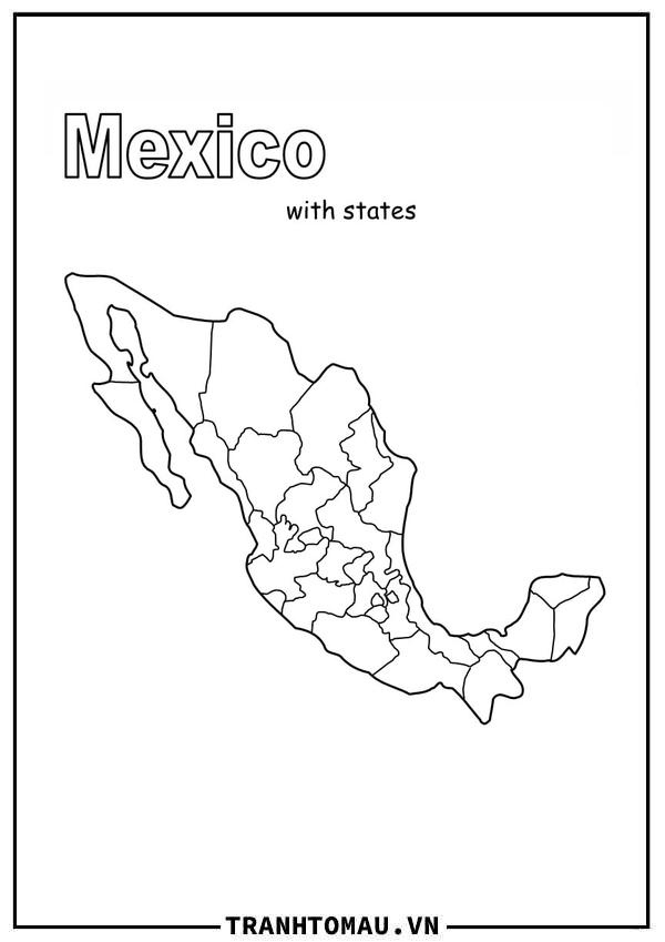 Bản Đồ Nước Mexico