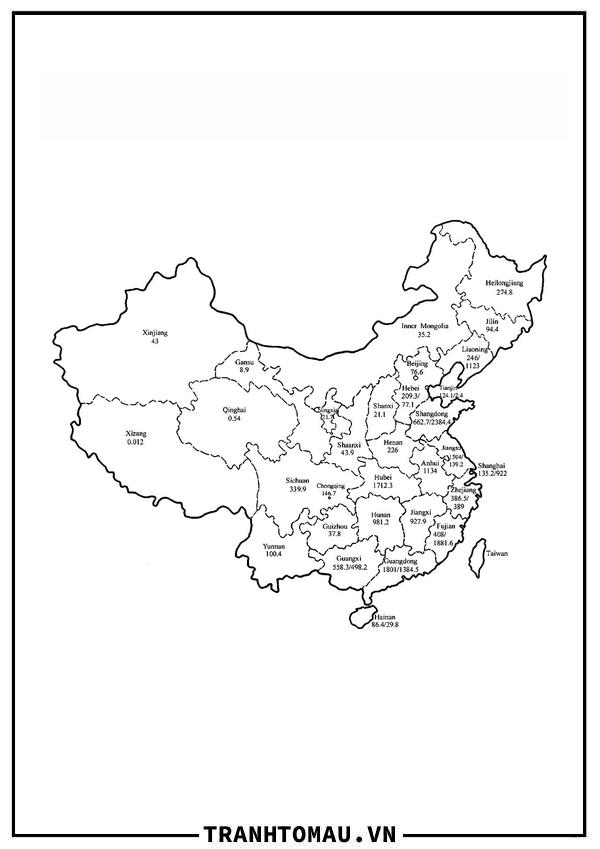 Bản Đồ Nước Trung Quốc