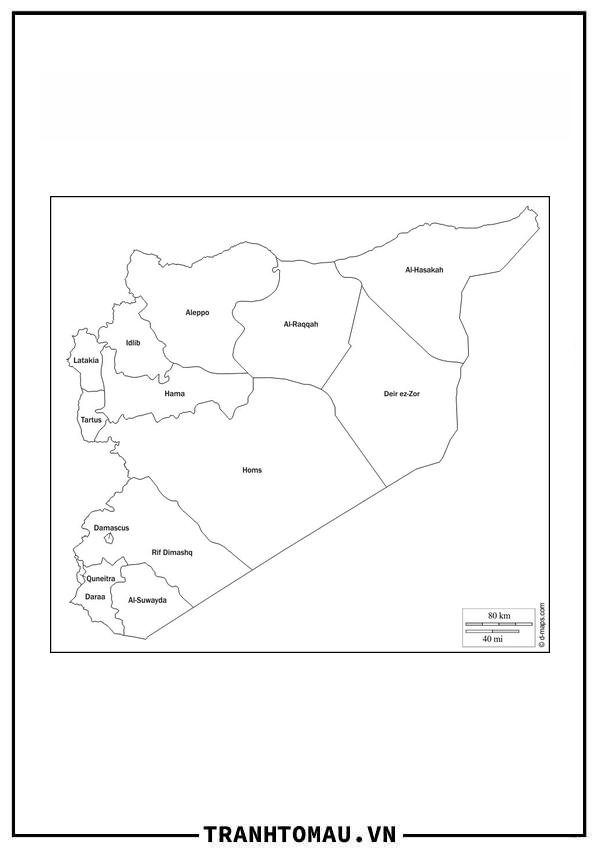 Bản Đồ Syria