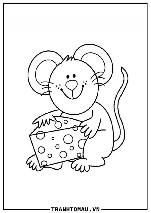 Con Chuột Với Miếng Phô Mai