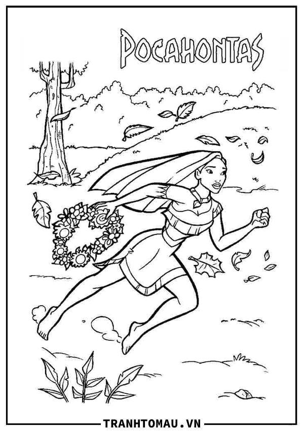 Công Chúa Pocahontas Đang Chạy