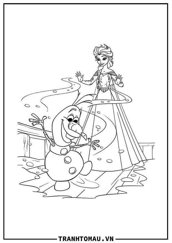 Elsa và Olaf