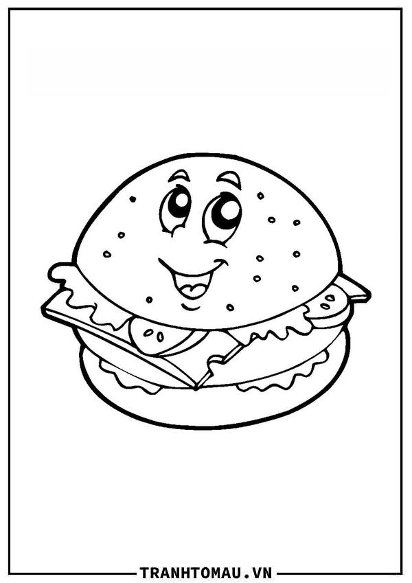 Hamburger Đang Cười