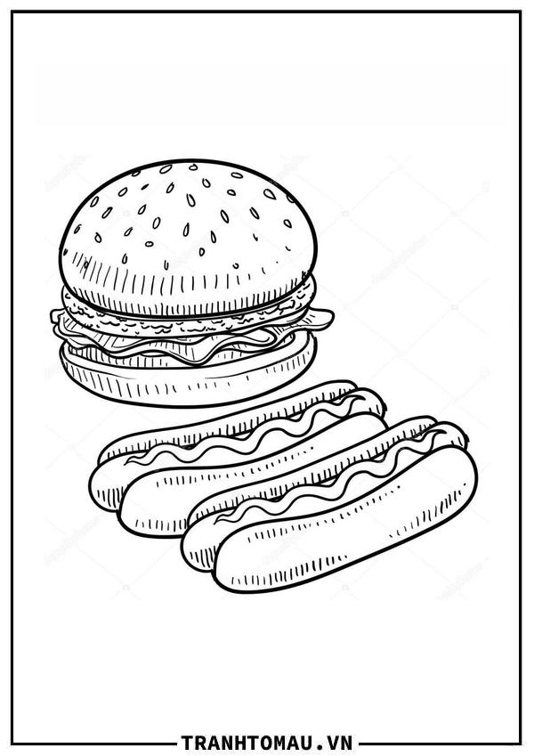 Hamburger và Xúc Xích Nóng