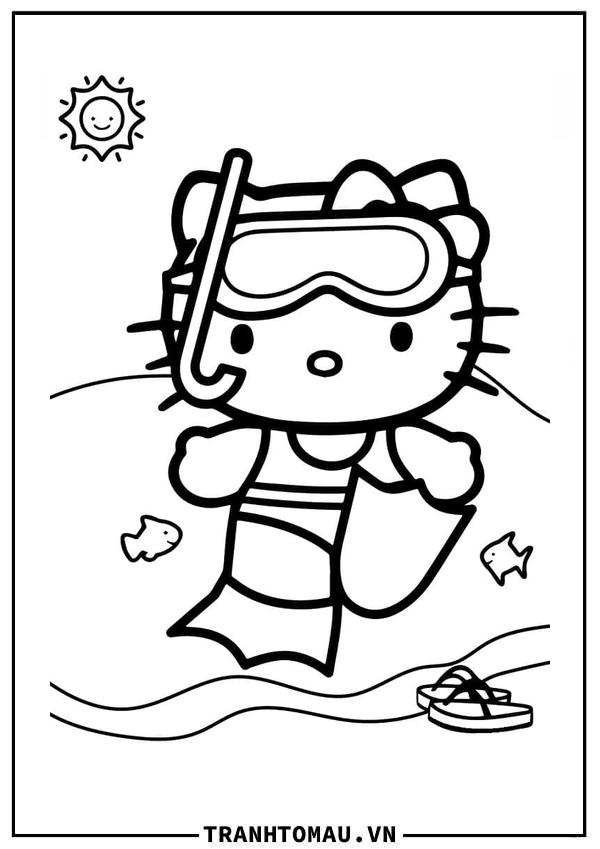 Hello Kitty Lặn Biển