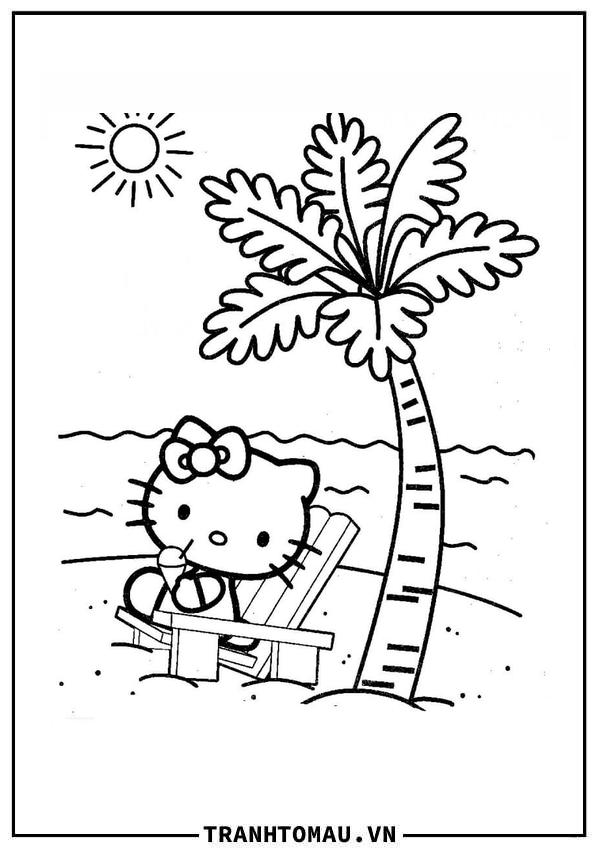 Hello Kitty ở Bãi Biển