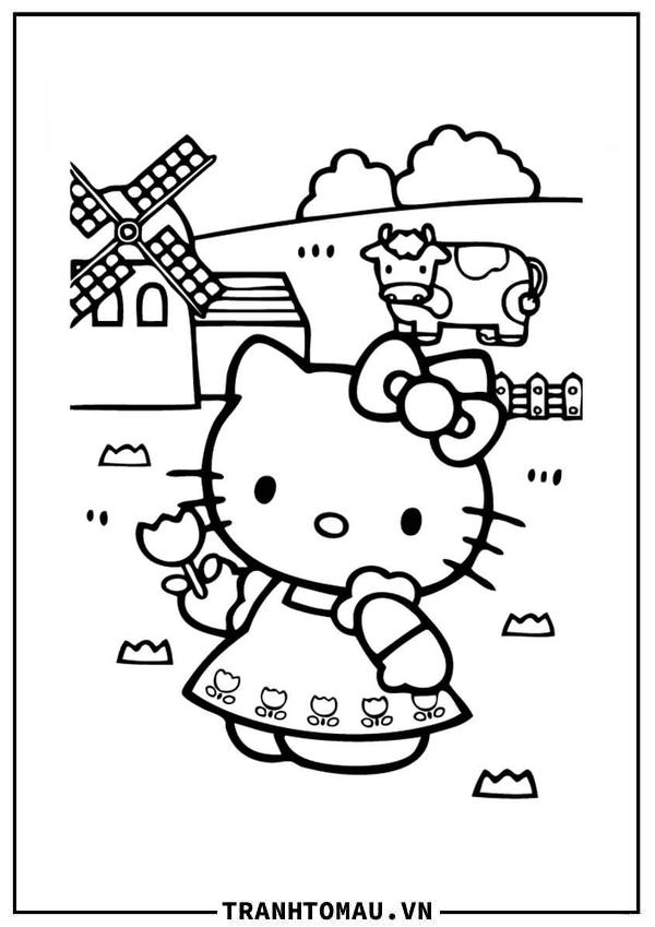 Hello Kitty ở Nông Trại