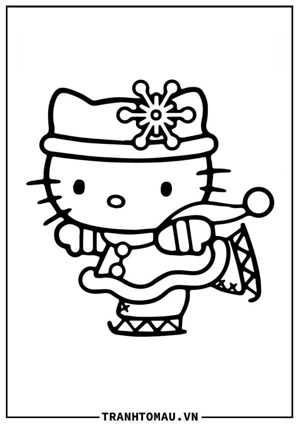 Hello Kitty Trượt Băng