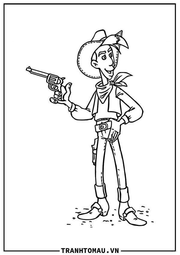 Lucky Luke Cầm Súng