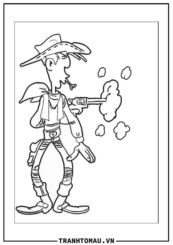 Lucky Luke Đang Bắn Súng