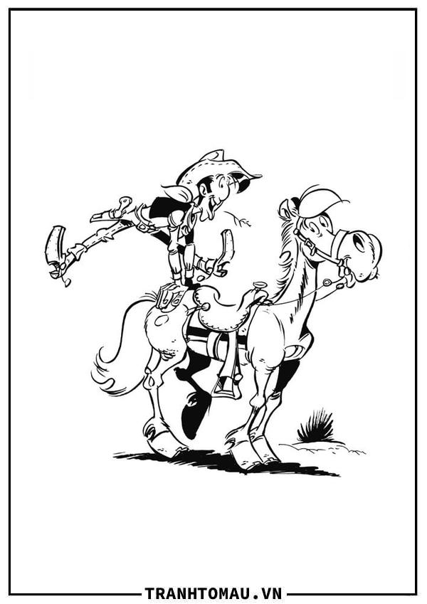 Lucky Luke Vui Vẻ và Chú Ngựa