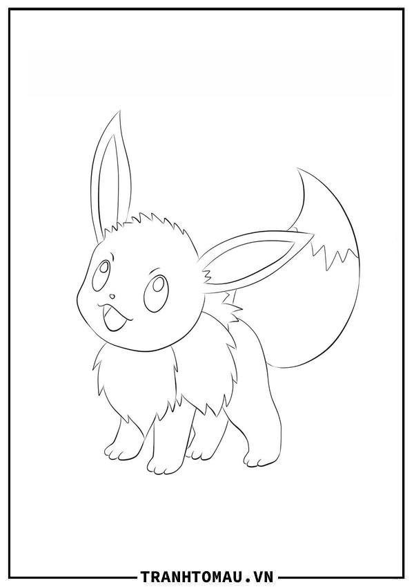 Pokemon Eevee Đang Cười