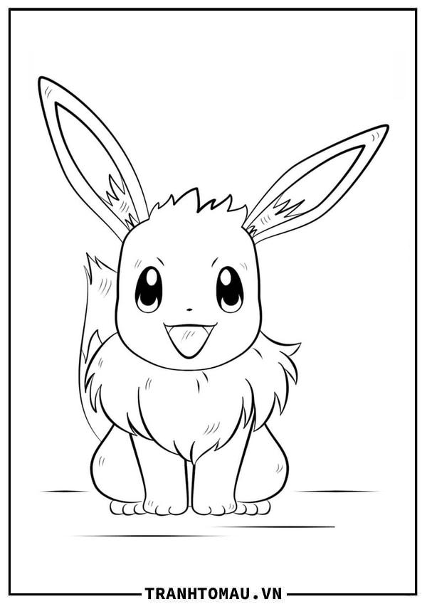 Pokemon Eevee Đang NGồi