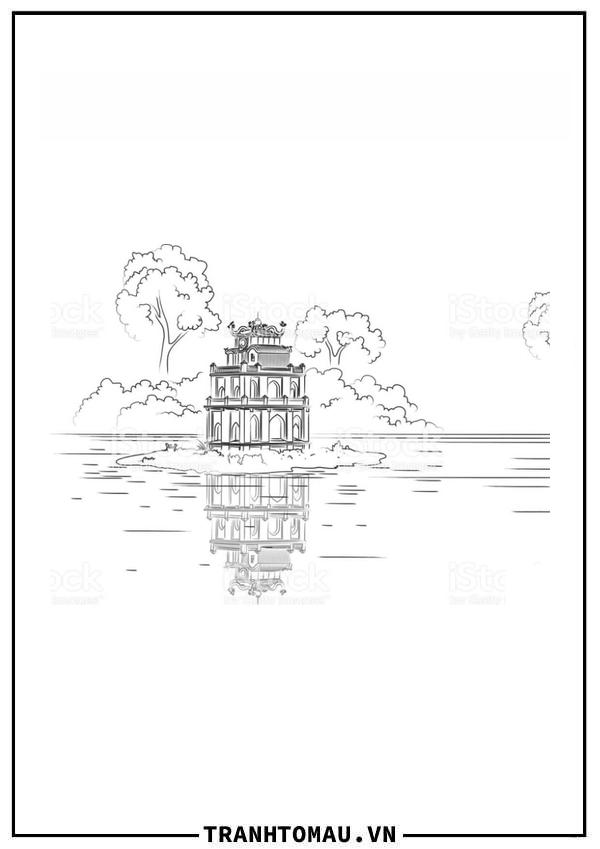 Tháp Rùa Trên Hồ Hoàn Kiếm