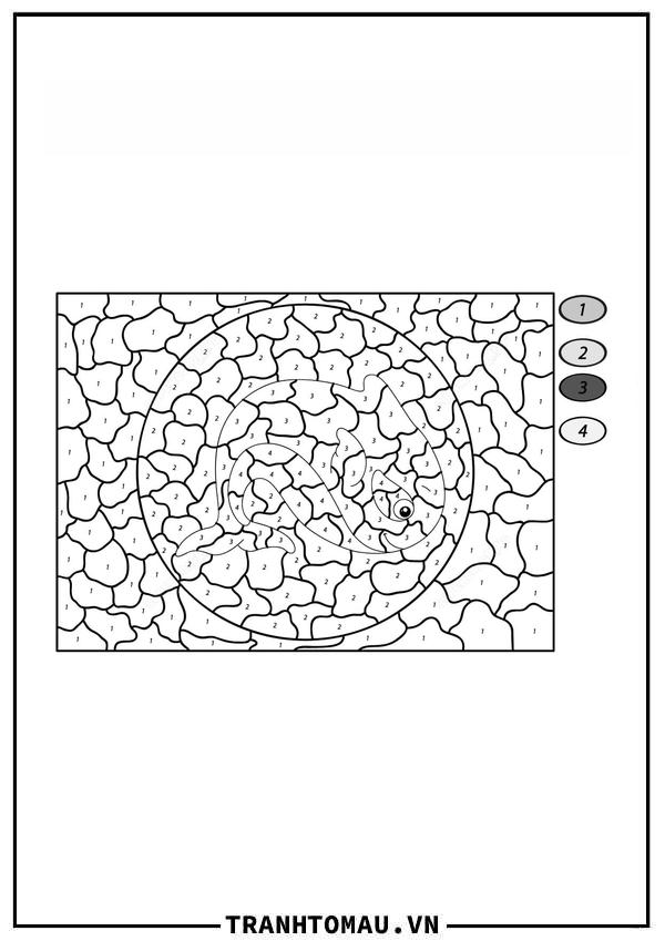 Tô Màu Theo Số Cá Voi