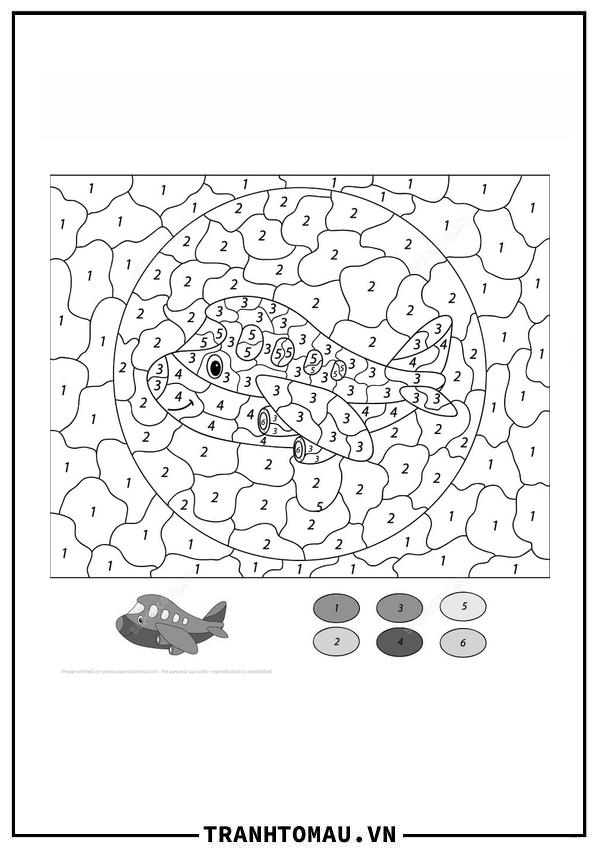 Tô Màu Theo Số Máy Bay