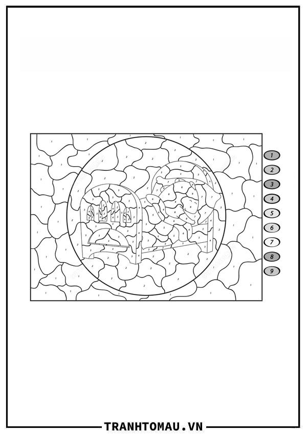 Tô Màu Theo Số Phòng Ngủ