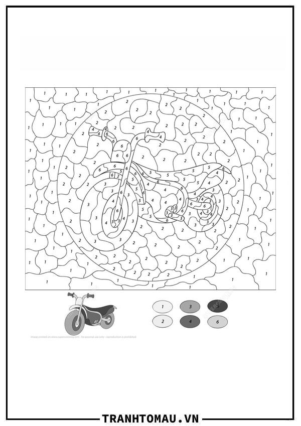 Tô Màu Theo Số Xe Máy