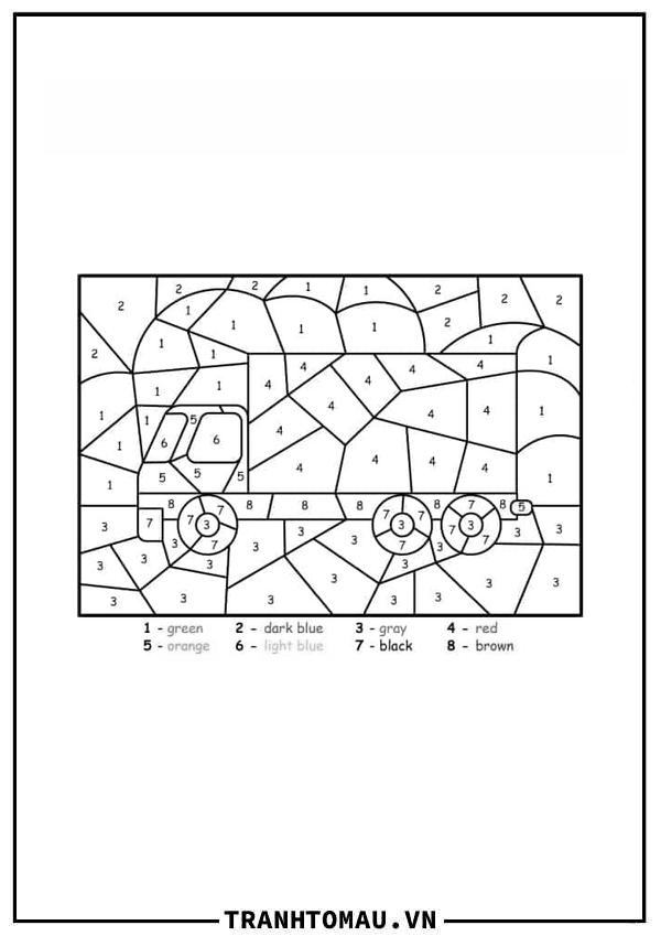 Tô Màu Theo Số Xe Tải